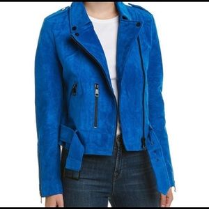 New without tags Royal Blue Bagatelle Biker Jacket